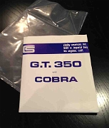 1966 GT350 and Cobra Press Kit